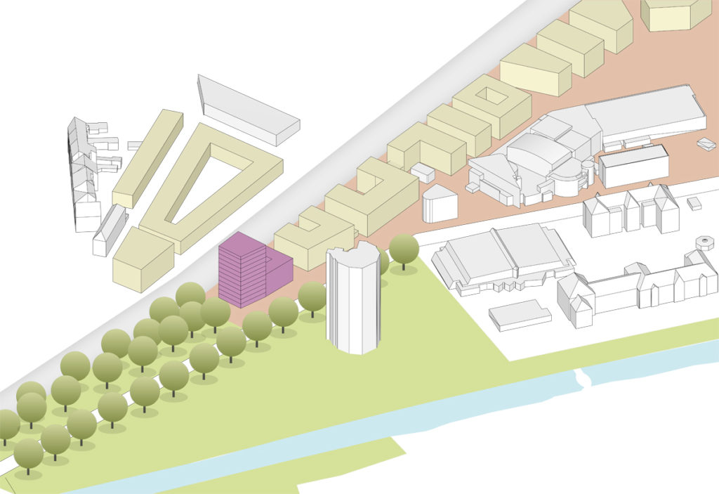 potenzieller Hochhausstandort am Remarque-Ring