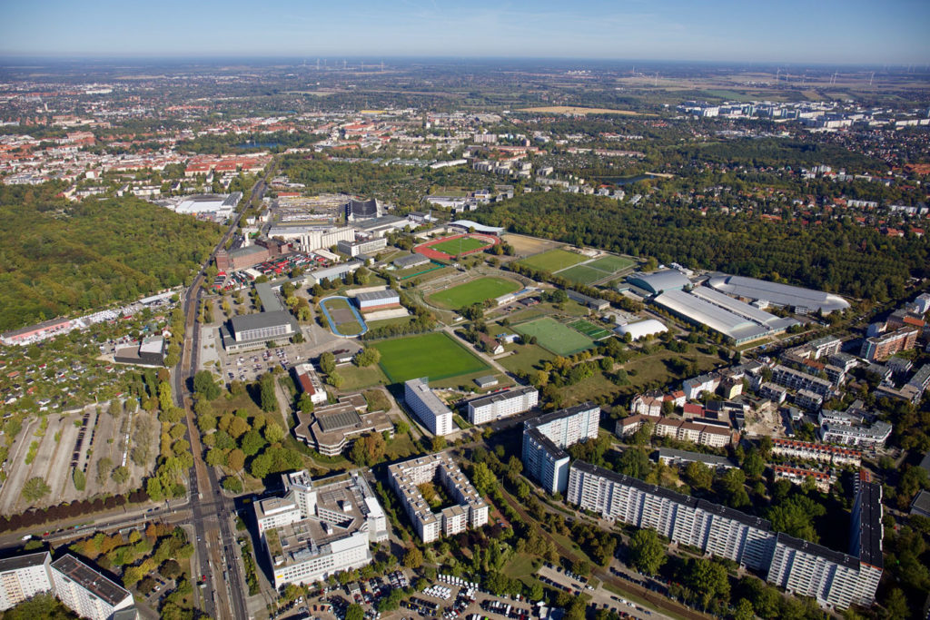 Luftbild Sportforum, Quelle: Senatsverwaltung f&uuml;r Stadtentwicklung und Wohnen