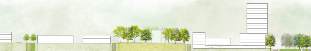 Schnitt Vertiefungsbereich