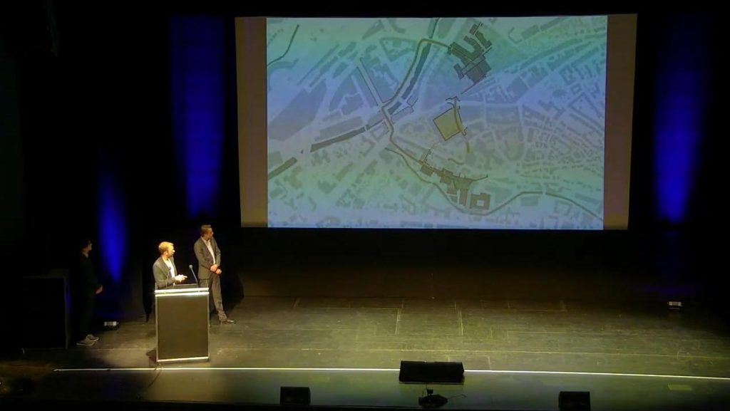 Vorstellung des Siegerentwurfes im Rahmen der Preisverleihung am 2. Oktober 2020 in Siegen