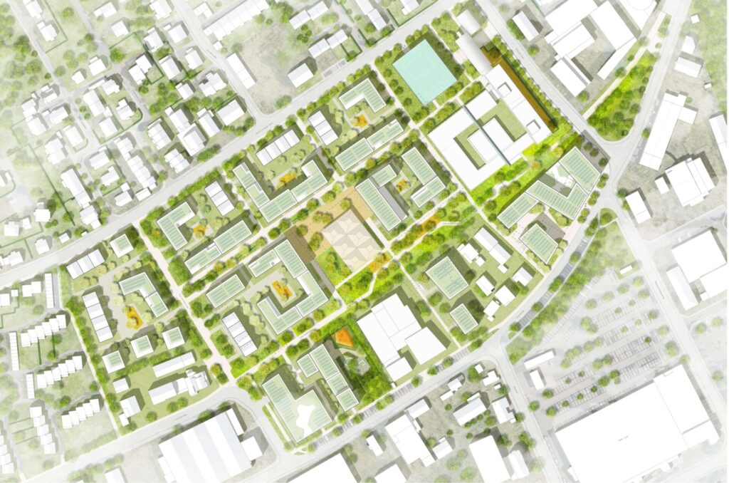 Fernmeldezeugamt Heusenstamm - Lageplan